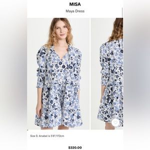 MISA Los Angeles Maya Dress size L